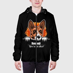 Куртка с капюшоном мужская Басенджи Basenji, цвет: 3D-черный — фото 2