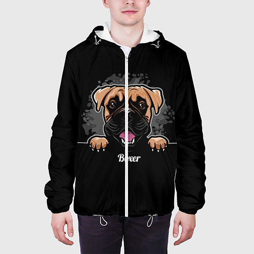 Мужская куртка Боксёр Boxer / 3D-Белый – фото 3