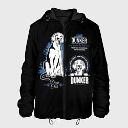 Куртка с капюшоном мужская Дункер Dunker, цвет: 3D-черный