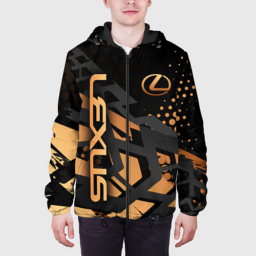 Мужская куртка Lexus Лексус / 3D-Черный – фото 3