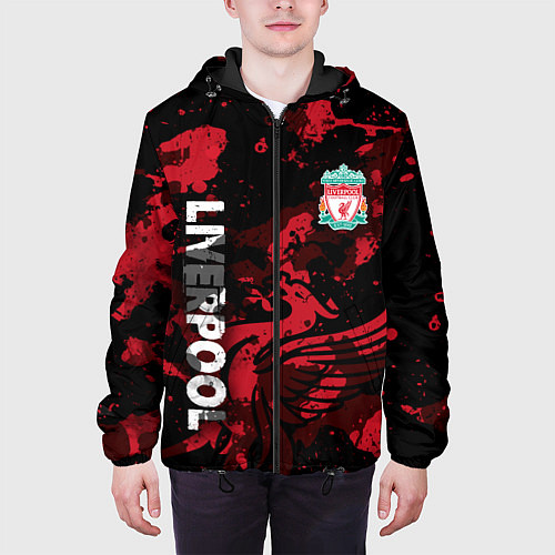 Мужская куртка Ливерпуль, Liverpool / 3D-Черный – фото 3