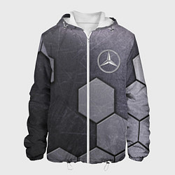 Куртка с капюшоном мужская Mercedes-Benz vanguard pattern, цвет: 3D-белый