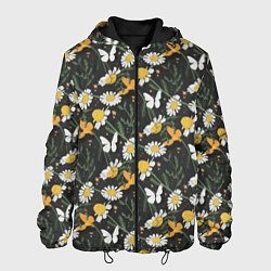 Куртка с капюшоном мужская Люблю лето!, цвет: 3D-черный