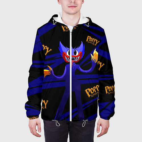 Мужская куртка Poppy Playtime Геометрия / 3D-Белый – фото 3
