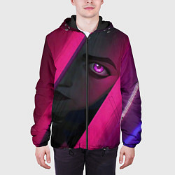 Куртка с капюшоном мужская Jinx Arcane League of Legends, цвет: 3D-черный — фото 2