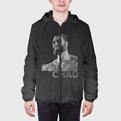 Куртка с капюшоном мужская Giga Chad, цвет: 3D-черный — фото 2