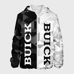 Куртка с капюшоном мужская Buick Black And White, цвет: 3D-белый