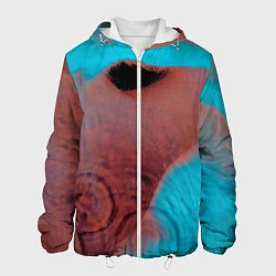 Куртка с капюшоном мужская Meddle - Pink Floyd, цвет: 3D-белый