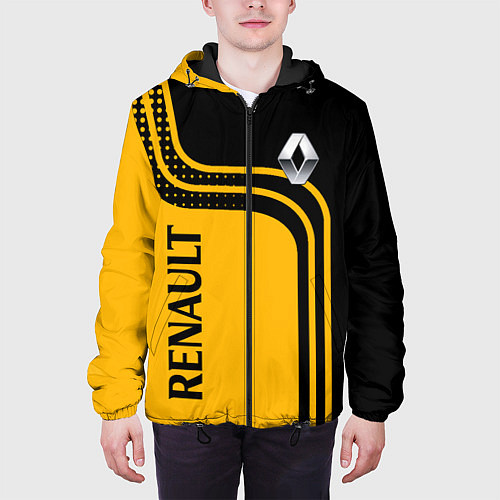 Мужская куртка Renault Рено / 3D-Черный – фото 3