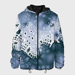 Куртка с капюшоном мужская Коллекция Journey Синий 592-1, цвет: 3D-черный