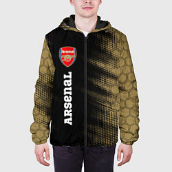 Куртка с капюшоном мужская АРСЕНАЛ Arsenal - Полутона, цвет: 3D-черный — фото 2