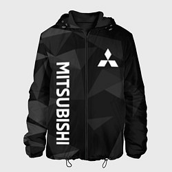 Куртка с капюшоном мужская МИТСУБИСИ, MITSUBISHI ГЕОМЕТРИЯ, цвет: 3D-черный