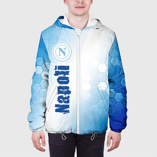 Мужская куртка SSC NAPOLI Napoli Соты / 3D-Белый – фото 3