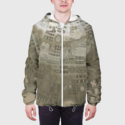 Куртка с капюшоном мужская Коллекция Journey На земле 130-2, цвет: 3D-белый — фото 2