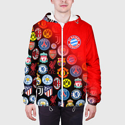 Куртка с капюшоном мужская BAYERN MUNCHEN BEST FC SPORT, цвет: 3D-белый — фото 2