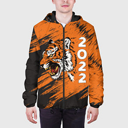 Куртка с капюшоном мужская ТИГР 2022 TIGER 2022, цвет: 3D-черный — фото 2