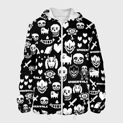 Мужская куртка UNDERTALE PATTERN БЕЛЫЙ