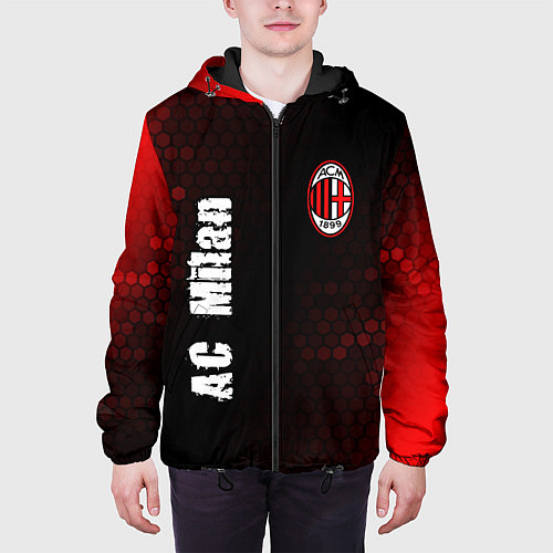 Мужская куртка AC MILAN AC Milan Графика / 3D-Черный – фото 3