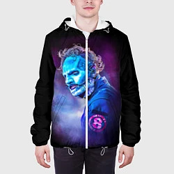 Куртка с капюшоном мужская Slipknot - Corey Taylor - TGC, цвет: 3D-белый — фото 2