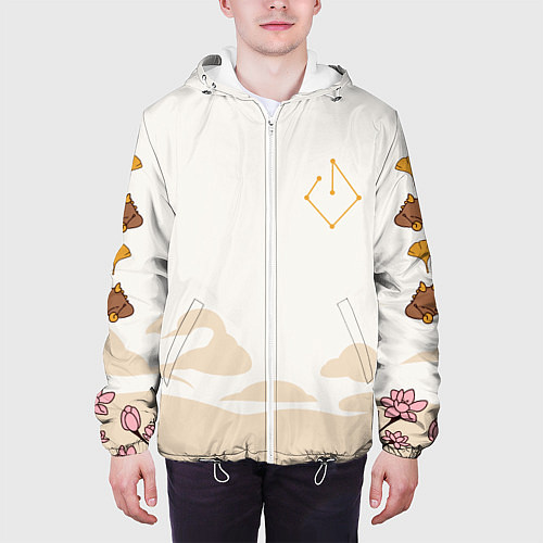 Мужская куртка ДЖУН ЛИ МОТИВЫ ГЕО АРХОНТ / 3D-Белый – фото 3