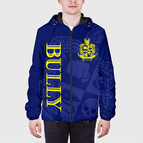 Мужская куртка Bully - Bullworth Academy / 3D-Черный – фото 3