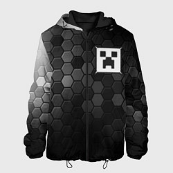 Куртка с капюшоном мужская МАЙНКРАФТ Графика, цвет: 3D-черный