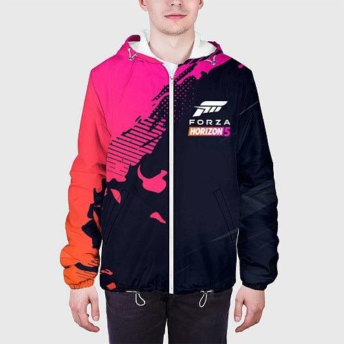 Мужская куртка Форза Хорайзен 5 Forza Horizon 5 / 3D-Белый – фото 3