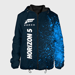 Куртка с капюшоном мужская ФОРЗА ХОРАЗЙЕН 5 Краски По вертикали, цвет: 3D-черный