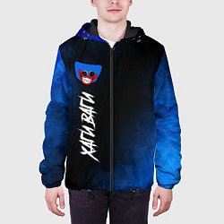 Куртка с капюшоном мужская ХАГИ ВАГИ Пламя Вертикально, цвет: 3D-черный — фото 2