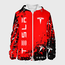 Мужская куртка Tesla следы от шин