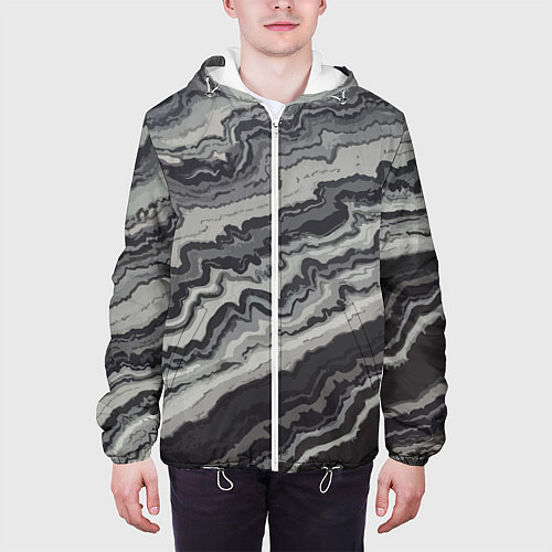 Мужская куртка Fashion vanguard pattern 2099 / 3D-Белый – фото 3