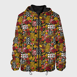 Куртка с капюшоном мужская Игорный Дом Казино, цвет: 3D-черный