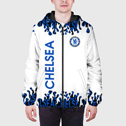 Куртка с капюшоном мужская Chelsea челси спорт, цвет: 3D-черный — фото 2