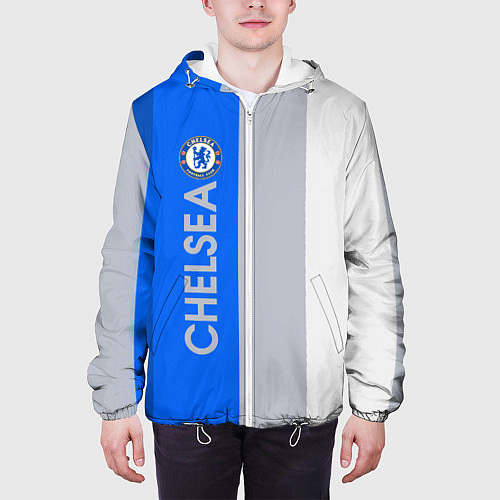Мужская куртка Chelsea football club / 3D-Белый – фото 3