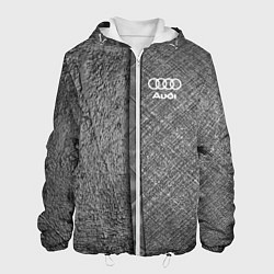 Куртка с капюшоном мужская Audi ауди sport, цвет: 3D-белый