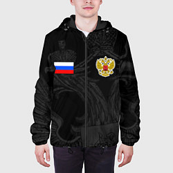 Куртка с капюшоном мужская ФОРМА РОССИИ RUSSIA UNIFORM, цвет: 3D-черный — фото 2