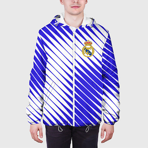 Мужская куртка Real madrid реал мадрид / 3D-Белый – фото 3