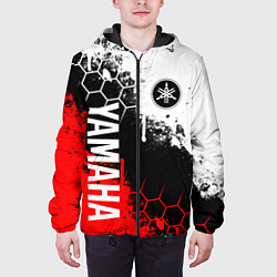 Куртка с капюшоном мужская YAMAHA - ЯМАХА, цвет: 3D-черный — фото 2