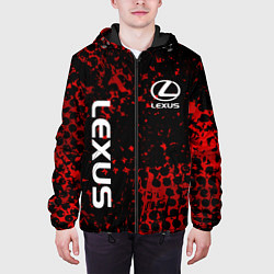 Куртка с капюшоном мужская LEXUS ЛЕКСУС ГРАНЖ, цвет: 3D-черный — фото 2