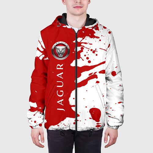 Мужская куртка JAGUAR - Краска Вертикально / 3D-Черный – фото 3