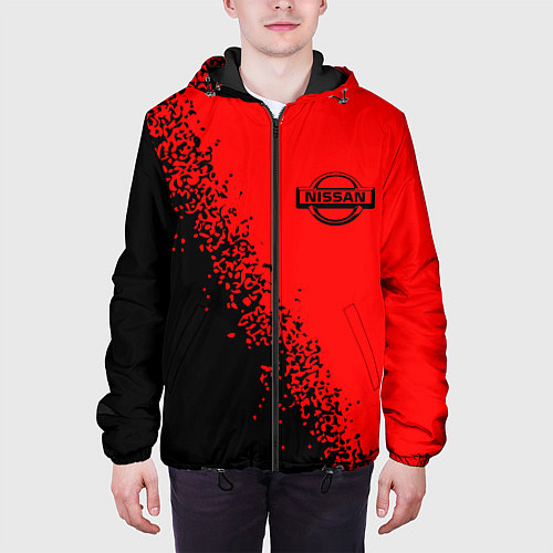 Мужская куртка NISSAN Краска / 3D-Черный – фото 3