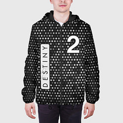 Куртка с капюшоном мужская DESTINY 2 Космос, цвет: 3D-черный — фото 2