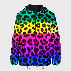 Мужская куртка Leopard Pattern Neon