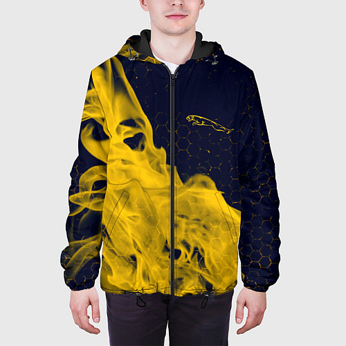 Мужская куртка JAGUAR - Огонь / 3D-Черный – фото 3