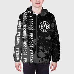Куртка с капюшоном мужская BORUSSIA Брызги, цвет: 3D-черный — фото 2
