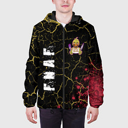 Куртка с капюшоном мужская FIVE NIGHTS AT FREDDYS - ЧИКА Краска, цвет: 3D-черный — фото 2