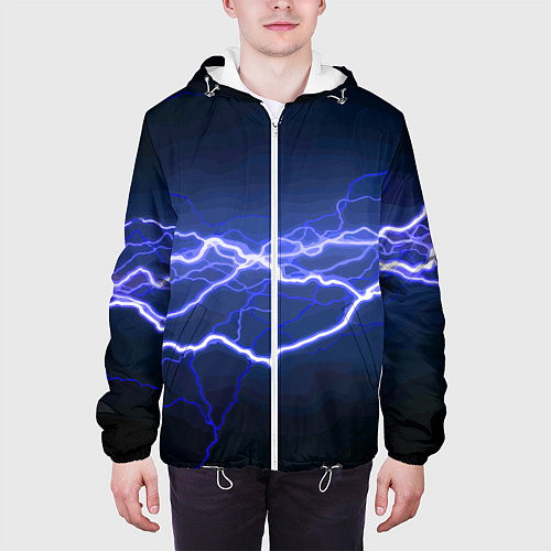 Мужская куртка Lightning Fashion 2025 Neon / 3D-Белый – фото 3