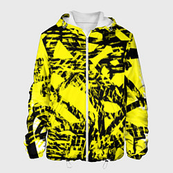 Куртка с капюшоном мужская Censored Дополнение Коллекция Get inspired! Fl-182, цвет: 3D-белый