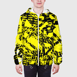 Куртка с капюшоном мужская Censored Дополнение Коллекция Get inspired! Fl-182, цвет: 3D-белый — фото 2