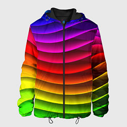 Мужская куртка Color line neon pattern Abstraction Summer 2023